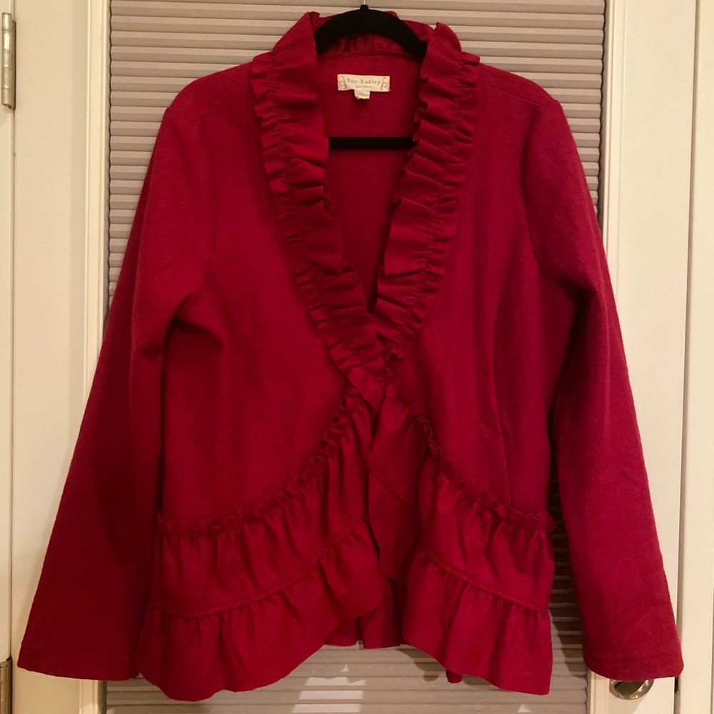 Women’s Boo Radley Red Ruffle Jacket
